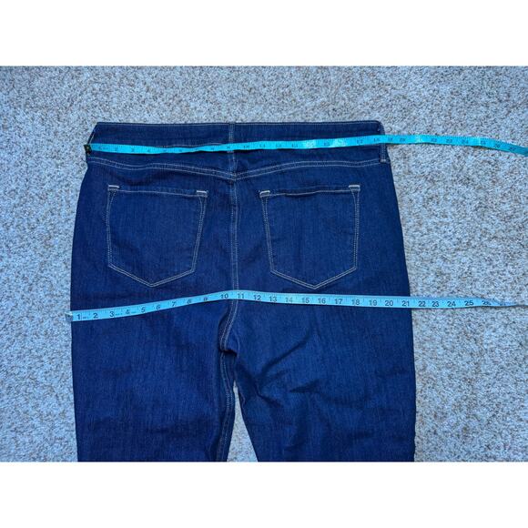 OLD NAVY WOW Mid-Rise, Bootcut, Denim Blue Jeans, size Women's 16L (Long/Tall) - Picture 3 of 9